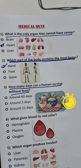 Medical Quiz. Don’t scroll answer the last one. #medical #medicalstudents #nurse #quiz #unfreezmyaccount 