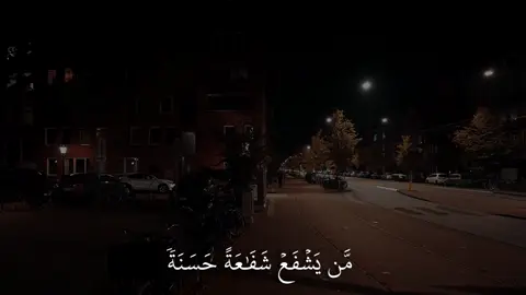 ﴿مَن يَشفَع شَفاعَةً حَسَنَةً يَكُن لَهُ نَصيبٌ مِنهاا﴾ [النساء: ٨٥]#ياسر_الدوسري #سورة_النساء #اكتب_شي_توجر_عليه 