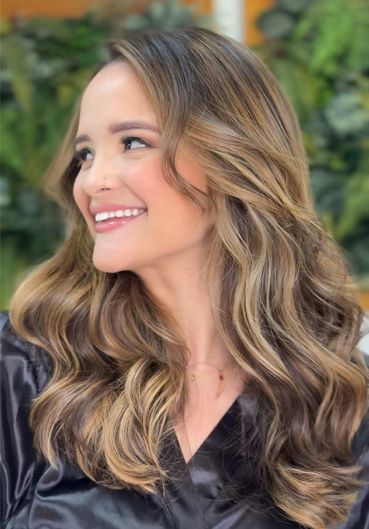 Cabelo pronto pro casório 👰🏻‍♀️, gostaram??? #transformacao #casamento #morenailuminada #morena 