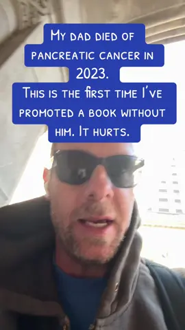 My dad died of pancreatic cancer in 2023. This is the first time I’ve promoted a book without him. It hurts. #cancer #tupac #pancreaticcancer #BookTok #authortok 