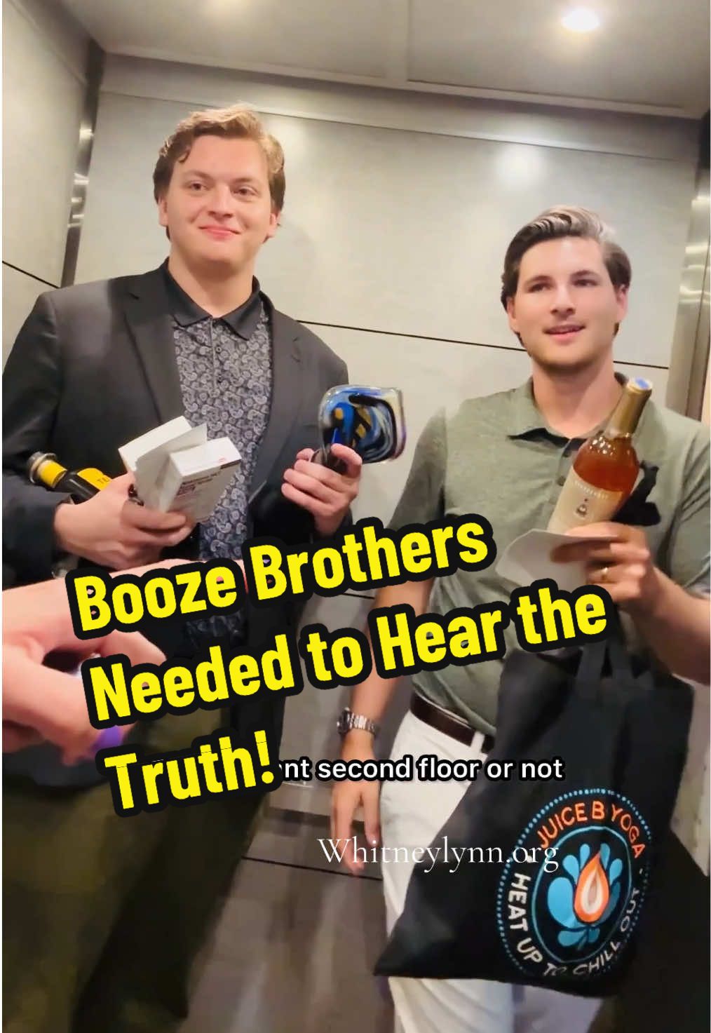 It’s so amazing to witness in elevators because you have a captive audience—they have no choice but to listen. They’re stuck! 😄 The elevator came to my floor, but I refused to get out because I needed to share the message with these men, period. How ironic and hypocritical that they said they just came from an event to help people struggling with addictions, yet there they were with booze in their hands. The truth is, nothing can truly help anyone overcome addiction except Jesus Christ. Everything else in this world is just a band-aid, a mask, and temporary. But when you surrender your addictions to the Lord Jesus, He will remove that desire completely—and you will be set free. ✝️🔥 WhitneyLynn.org | IgniteYourLightKidz.com #jesus #jesuschrist #christian #reno #nevada #bar #bars #addiction #addictions #evangelism #wine #casino #casinos #slots #drunk #alcohol #liquor #shots #cocktail #cocktails #spirits #salvation #freedom #heaven #faith #hell  #gospel #god #kingdom