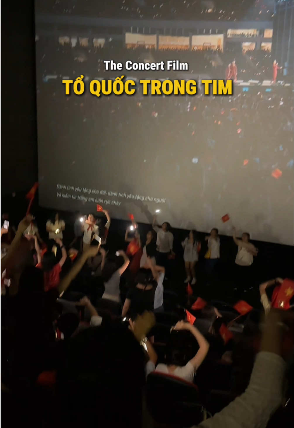 Ra rạp coi concert quốc gia liền đi mấy bà, tự hào lắm luôn ❤️🇻🇳 #theconcertfilm #toquoctrongtim #paophe #saigon