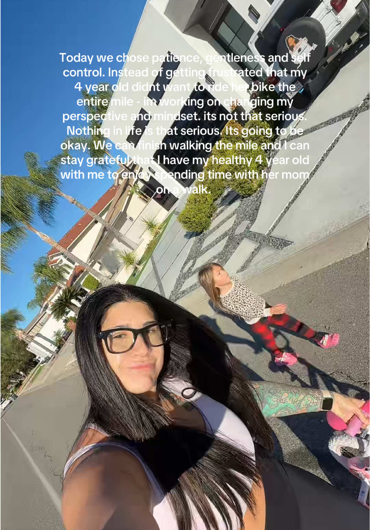 Perspective and mindset. its so easy to get frustrated and upset. Annoyed or angry - but its so important to remember she is little. She doesnt understand- but she will remember the way her mom reacted in these little moments. today we chose to slow down. Patience. Gentleness and self control.  #mindset #perspective #growth #MentalHealth #momlife 