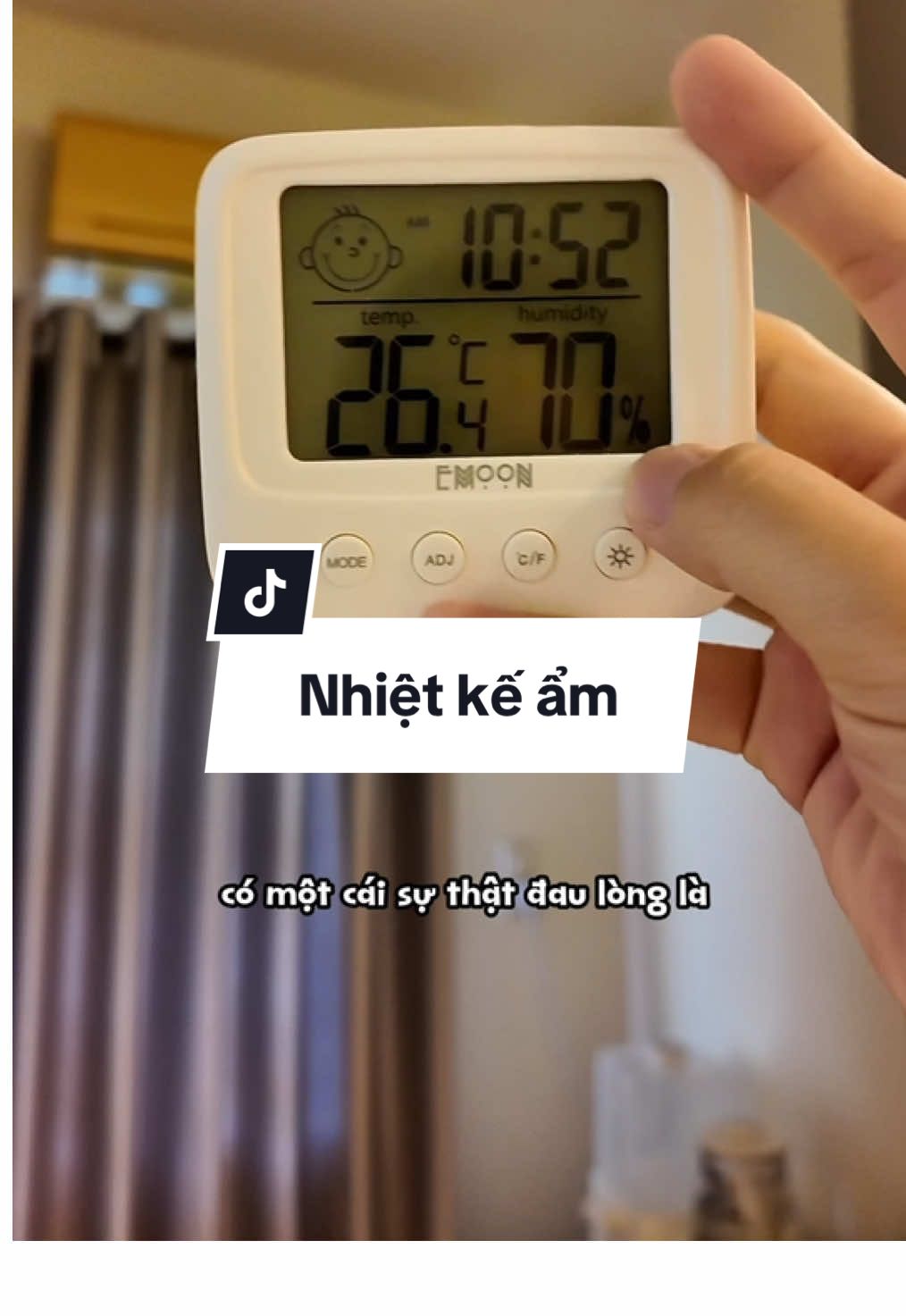 Em bé là siêu nhạy cảm với nhiệt độ và độ ẩm luôn #nhietkeam 