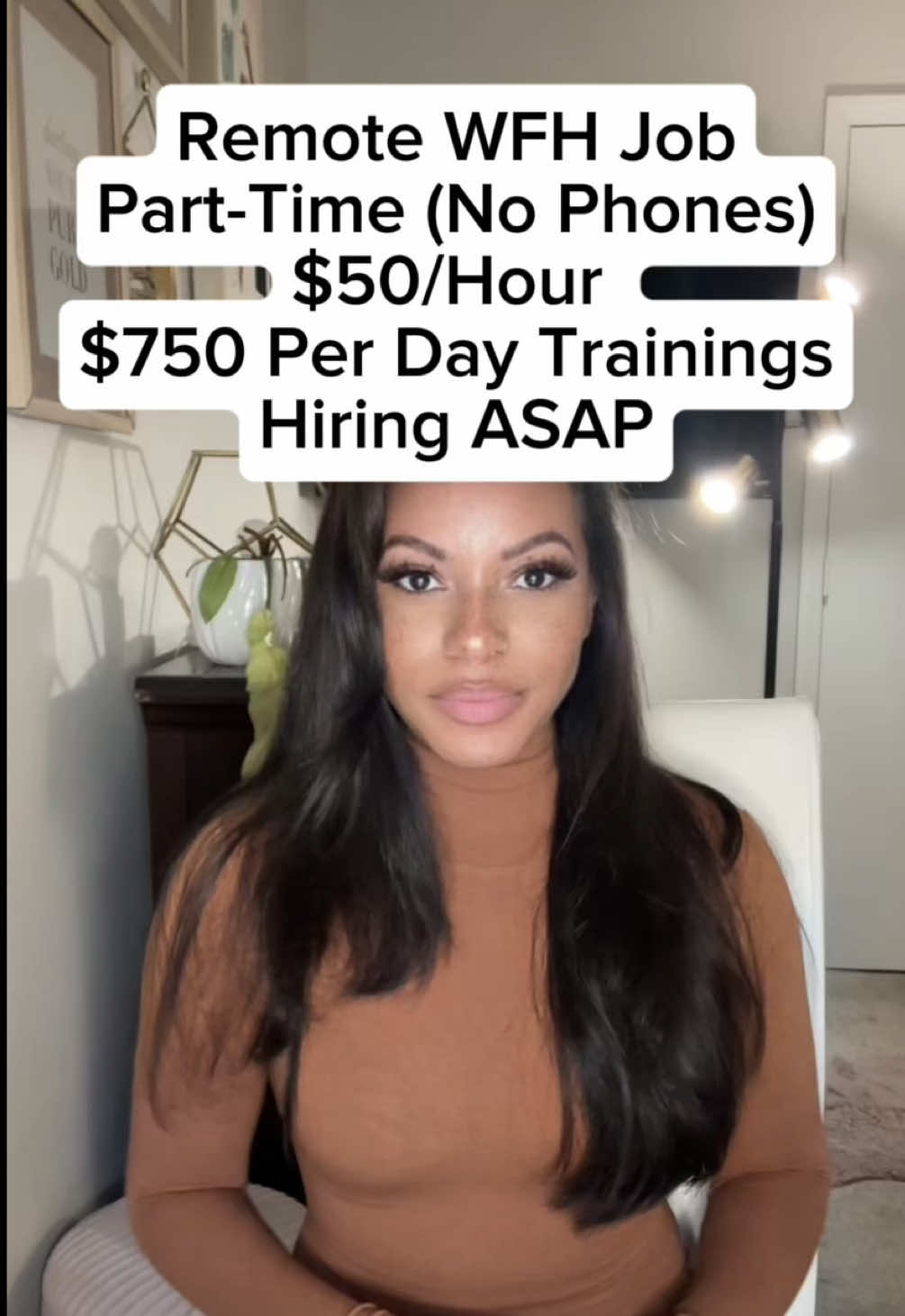 Part-Time Remote WFH Job paying $50 per hour with $750 per day when you lead trainings. #remotework #wfhjobs #workfromhomejobs #wfhlife #MomsofTikTok 