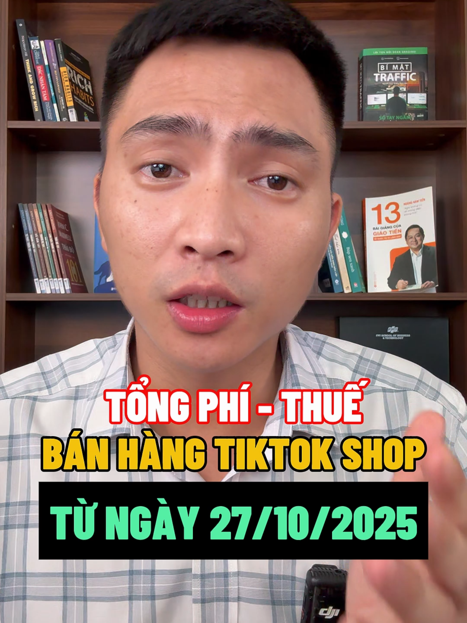Tổng phí bán hàng trên Tiktok Shop từ 27.10.2025 #damvantuan #banhangtiktokshop #quangcaotiktok #xaykenhtiktok #livestreambanhang
