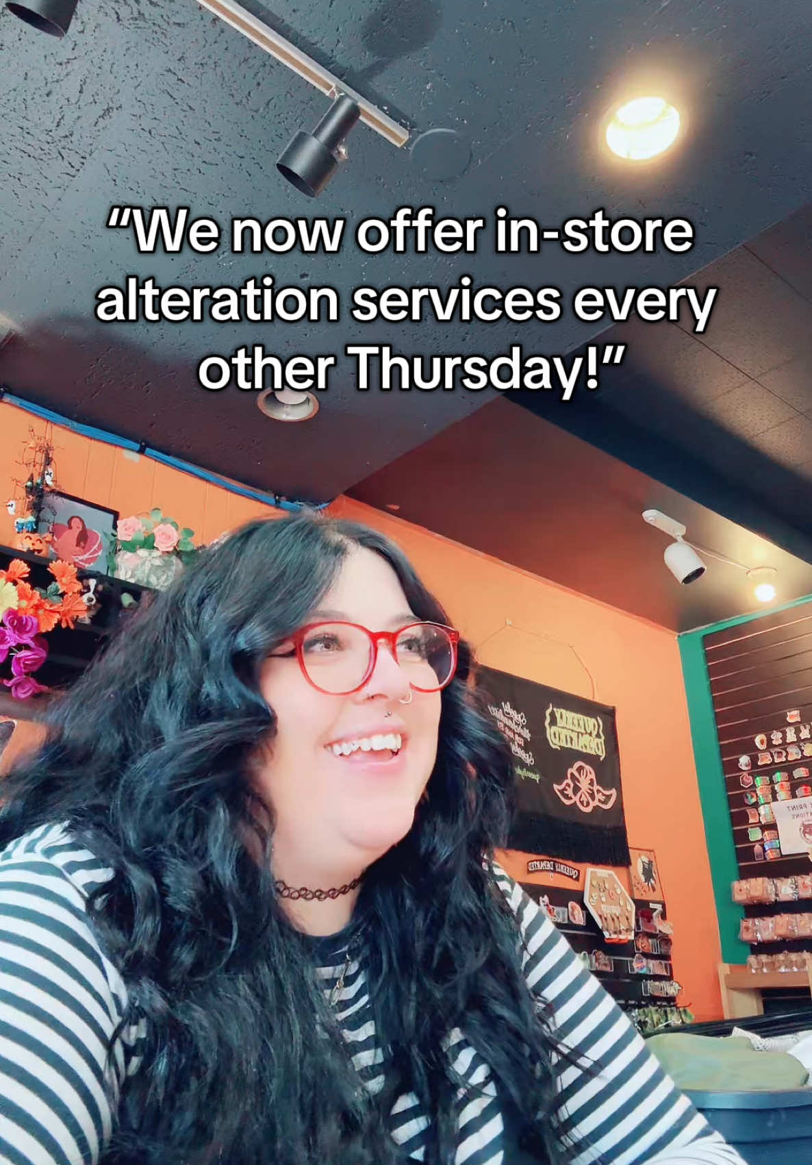 Exciting announcement: we are bringing back in-store alterations! 🪡 Starting October 23, you can now come get your clothes fixed and altered by Courtney Skeens at the WBT Black Box every other Thursday from 12-5!  We are so excited to be able to bring this service back to our community, in an effort to further our mission of bringing accessible secondhand clothing for all bodies. 🧡 🔮 Come visit us! 🖤 105 Whitney Ave New Haven, CT * * * * #thriftshop #alterations #seamstress #connecticut #newhaven #thrifting 