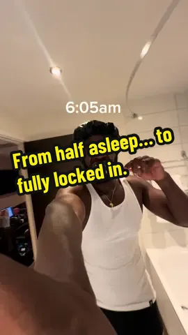 5:47 am — tired. 6:47 am — locked in. That first hour sets the tone for everything. No shortcuts. Just discipline. #FatToFit #GymMotivation #Discipline #FitnessJourney #SelfImprovement