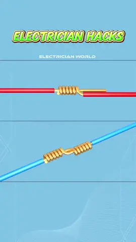 Wire joint track #electrician_world #education #foryou #viral #trending 