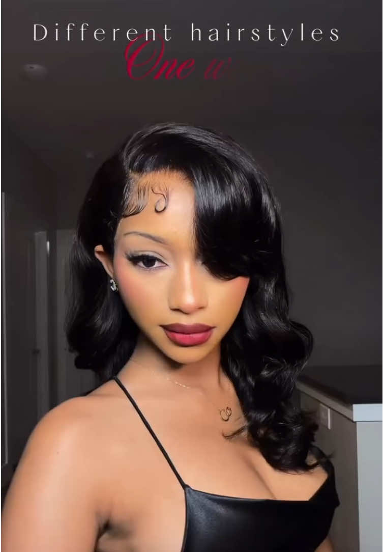 😻😻💋 @Fatima  Hair: 9x6 HD pre styled C part Body Wave 18