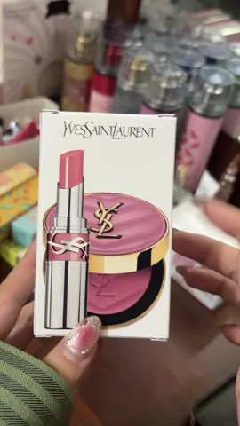 Unbox set quà e thích YSL set blush and lipstick fullsize shade 44 #ysl #yslbeauty  #TikTokAwardsVN  #quà 