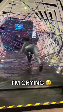 Bro was so confident with it 💀 #fail #obstaclecourse #funny #Running (via mark_straightbandzent/IG)