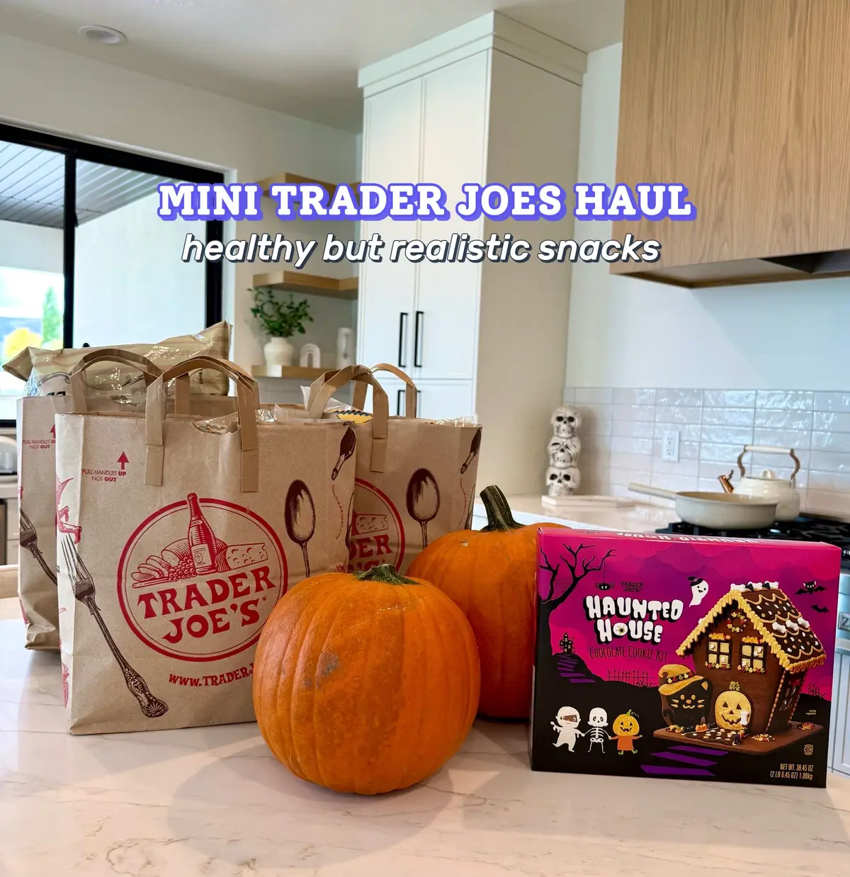 We usually do a big haul once a week but for this trip we just needed some random items for dinner, juice cleanses and snacks! We love treats at night while watching a show or movie. 🍿  #traderjoeshaul #healthygroceryhaul #healthyliving #mealideas #healthylifestyle 