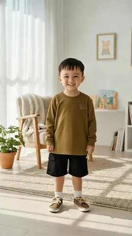 Nyesal baru nemu baju lengan panjang anak sebagus ini #kidsfashion #childrensclothing #fashionforkids #kidswear #OOTD 