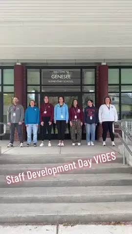 Teamwork, tunes, and a whole lot of fun! 🎶 Everybody dance now — it’s how Genesee gets ready to grow together! 🦁💙 #StaffDevelopmentDay #GeneseePride 