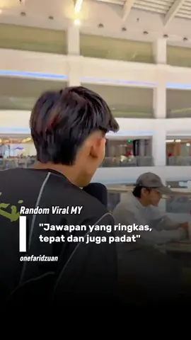 Macam tu je jawab 😂 #randomviralmy 