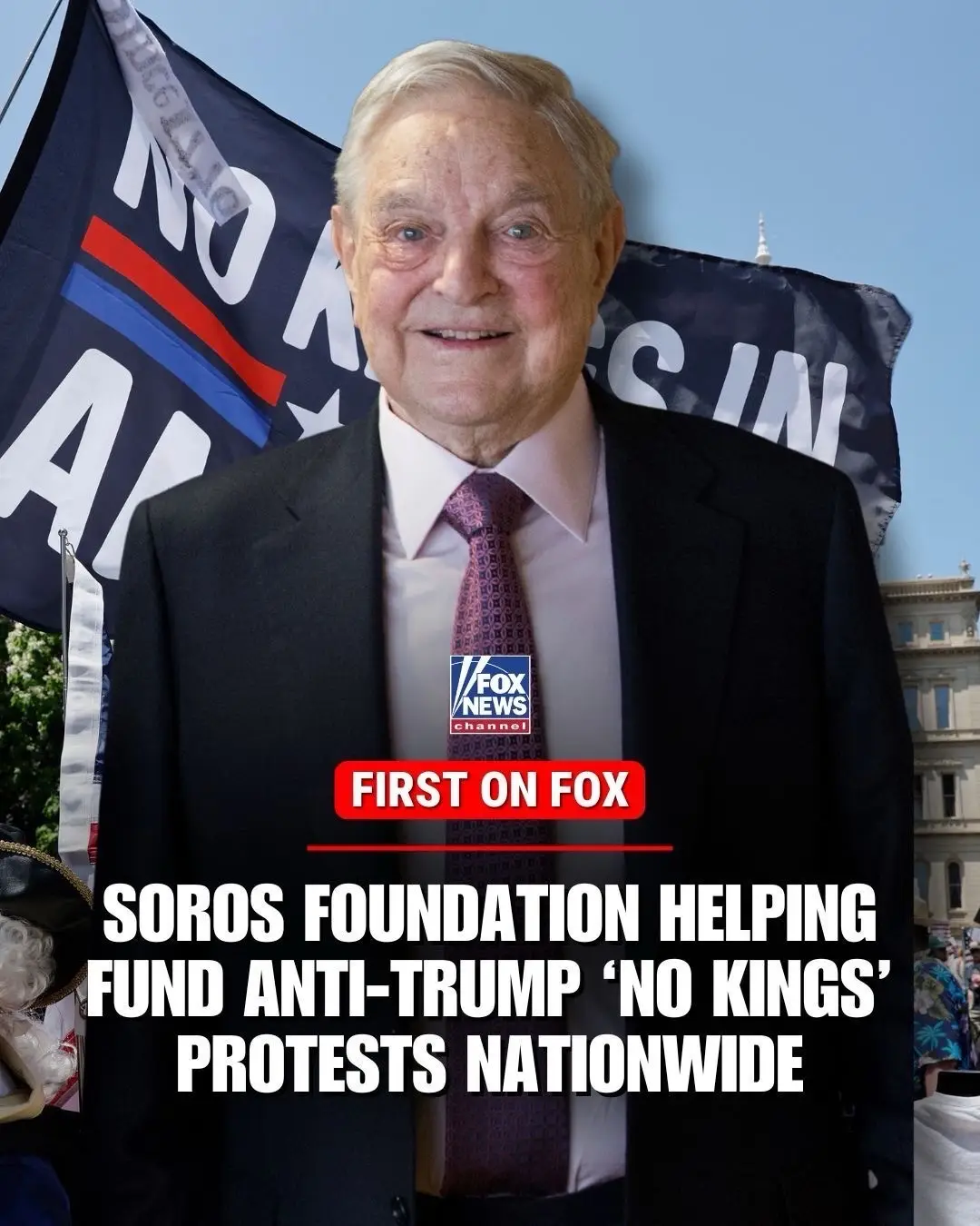 FIRST ON FOX: George Soros’ foundation is helping bankroll the anti-Trump ‘No Kings’ protests planned this weekend in cities nationwide. Republican Sen. Ted Cruz is sounding the alarm to FOX News, saying: “This politicized march is being organized by Soros operatives and funded by Soros money. The Trump administration and the Republican Congress are committed to countering this network of left-wing violence.”