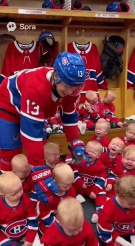 Cole Caufield est devenu père hier d’une belle petite équipe des Canadiens de Montréal. Félicitations Cole #13 