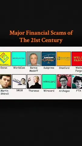 Major Financial Scams of The 21st Century #scam #finance #money #criminal 
