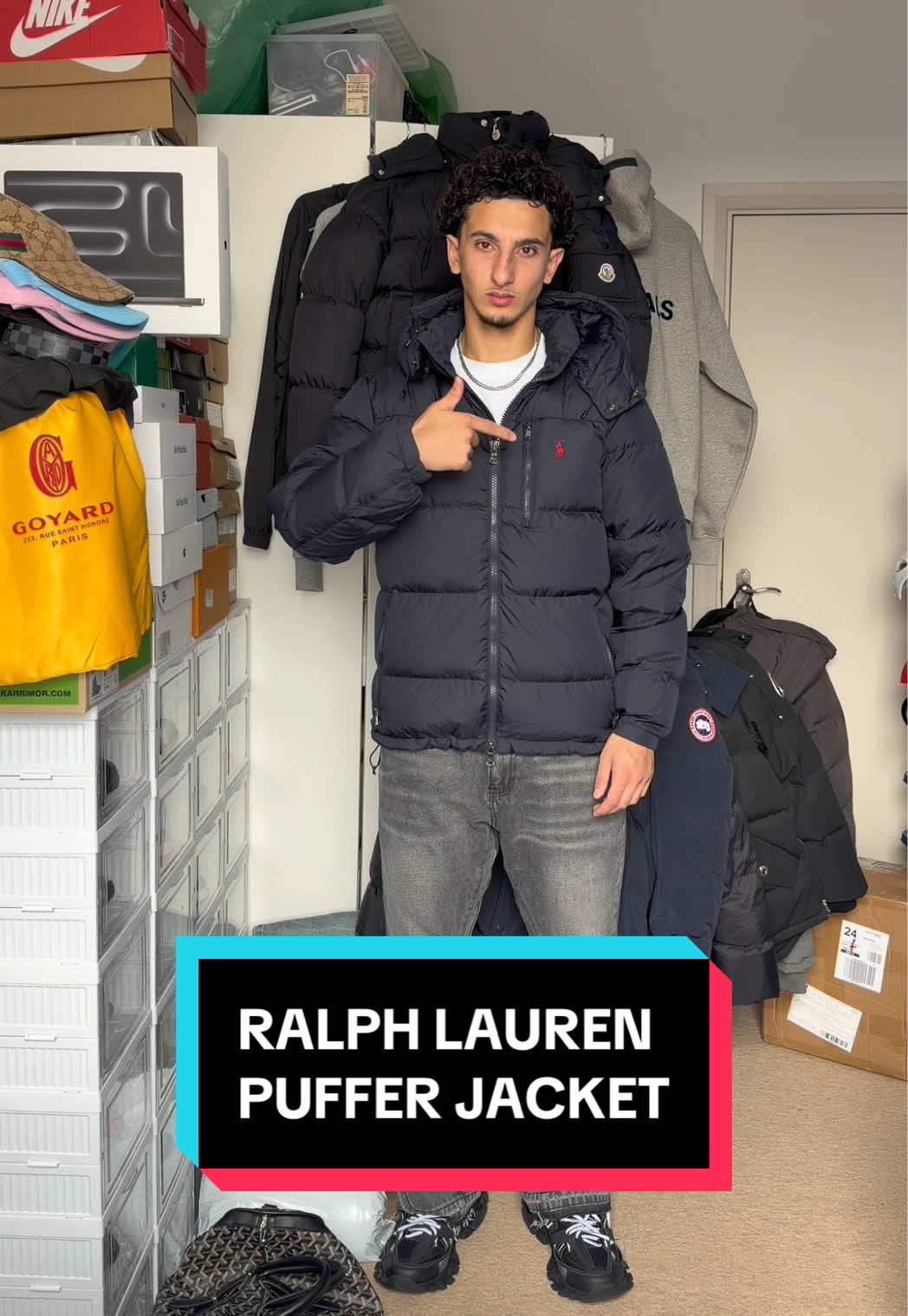 Ralph Lauren Puffer Jacket shipped using JoyaGoo #ralphlauren #pufferjacket #wintercoat #luxury 