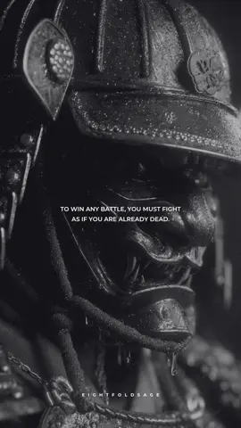 To win any battle, you must fight as if you are already dead. #motivation #discipline #stoicism #motivationalquotes #fyp 