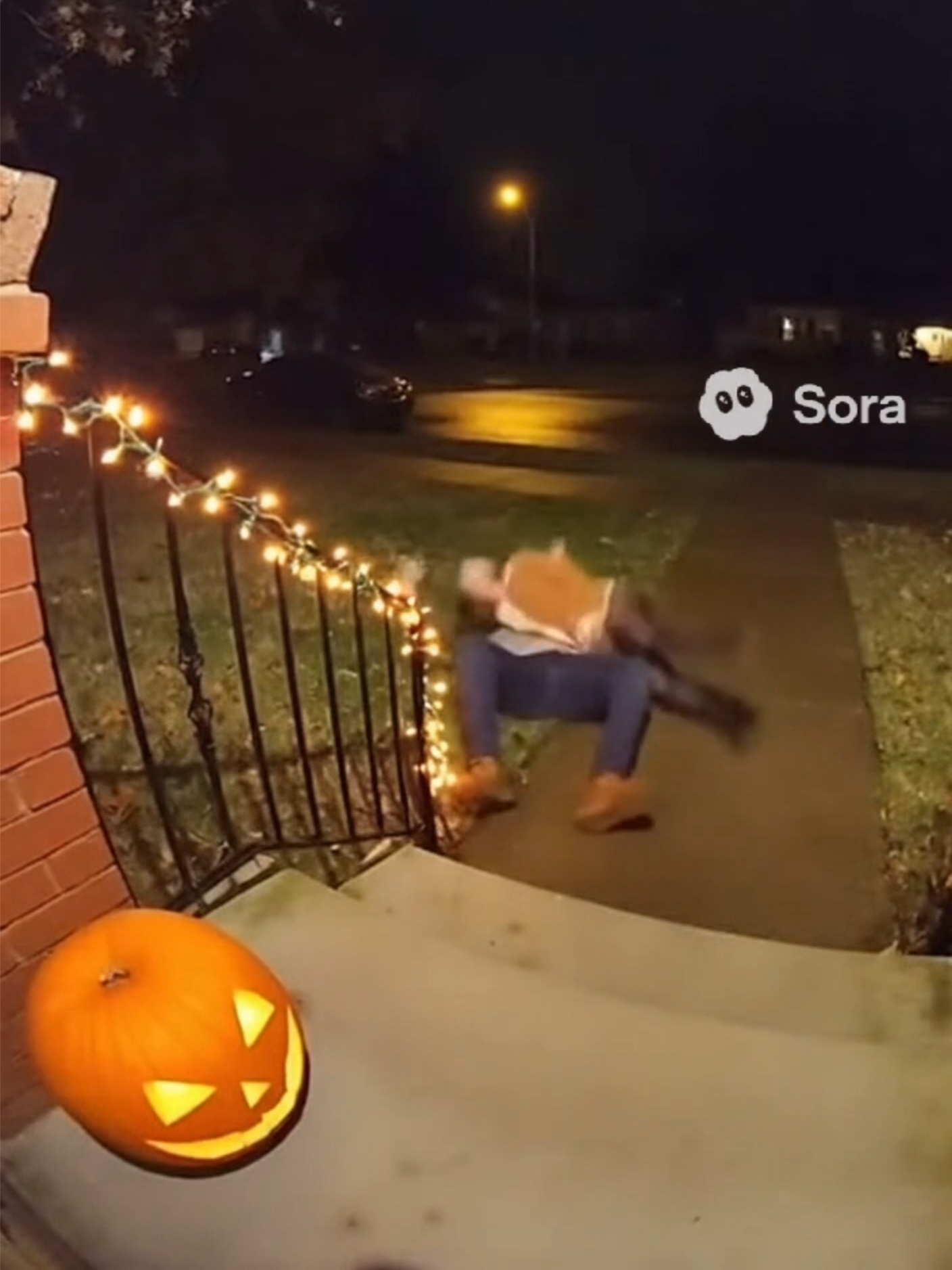 drunk couple falls ! #fypシ #ringcamera #viralvideo
