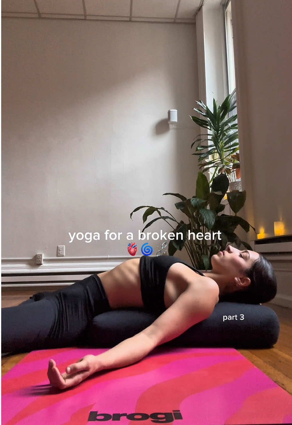 another yoga for a broken ❤️‍🩹 3 poses to help the heart space get nice and open, invite a little emotional release through the hips, and offer restorative calm for when your chest feels heavy. #yoga #heartbreak #healing #heartbroken #emotionalrelease 