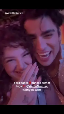 BRILLAARON✨felicidades hermosos @Aaron Mercury @Briggi Bozzo y también felicidades a todo el lindo fandom lo hacen genial! 😻#Aaronmercury #AaronMercuryEnLEBEH #AaronBailaEnHoy #Aaronlapistaestuya 