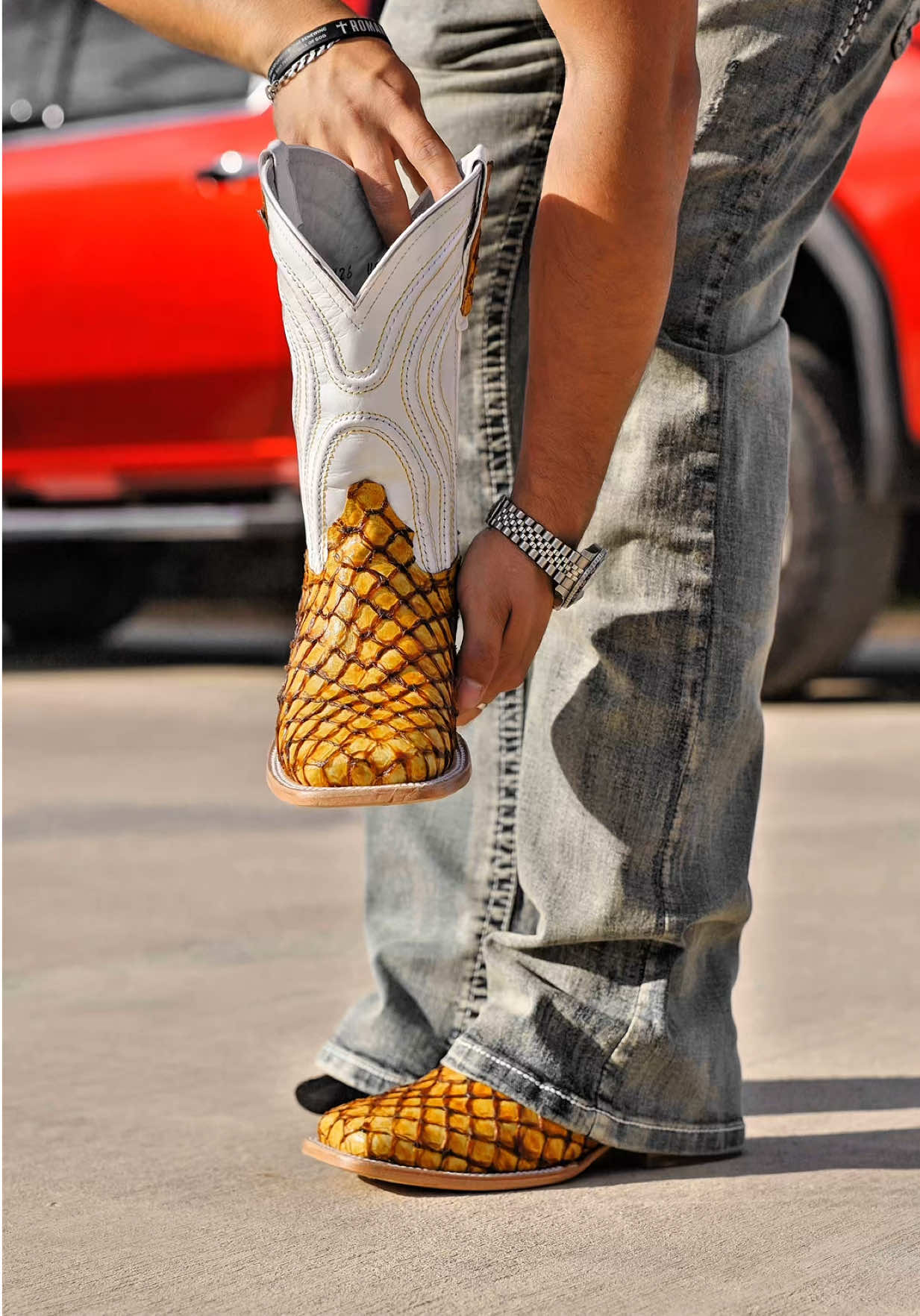 A Closer Look At Our NEW Butter Mini Pirarucu Boots For ONLY $149.99!!🚨🤯  #texasbootranch #fyppppppppppppppppppppppp #paratiiiiiiiiiiiiiiiiiiiiiiiiiiiiiii #fypシ゚viral #trending 