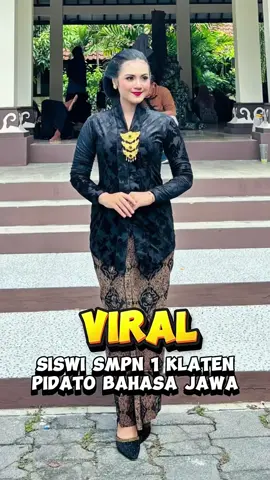 Siswi SMPN 1 Klaten Juara 1 Pidato Bahasa Jawa Tingkat Provinsi Lomba Pidato FTBI 2025 