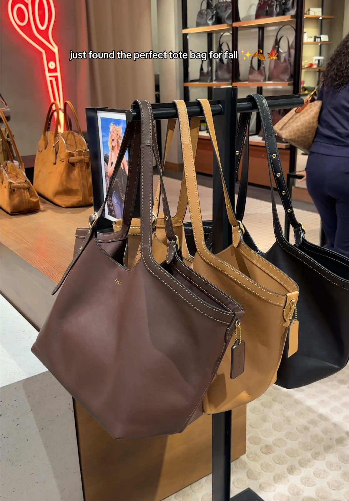 #coachoutletemployee Pov: you just found the perfect Tote Bag for fall 🍂 Coach Gramercy Tote ✨  #coachoutlet #coacheurope #coach #handbagtiktok @Coach 