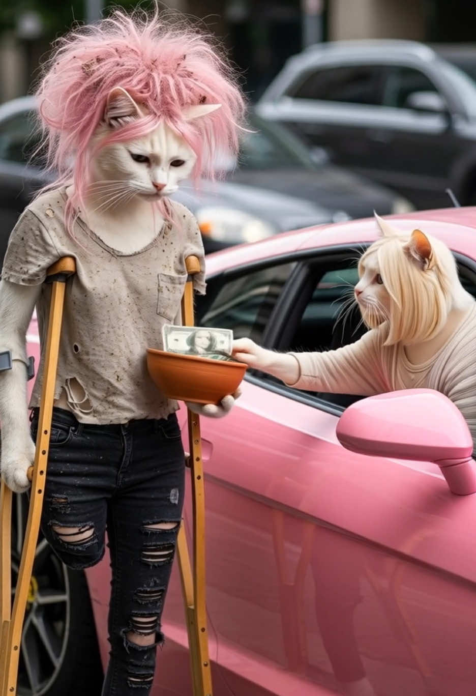 Girl Who Faked a Broken Leg and Fooled the Whole Town #shortstory #truestory #realstory #poorcat #aicat 