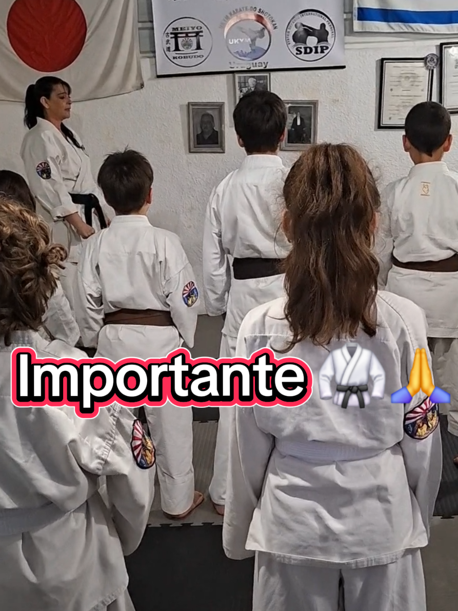 Muy importante🥋💫🙏#Disciplina #soykarateca #dojo #soykarateca #artesmarciales 
