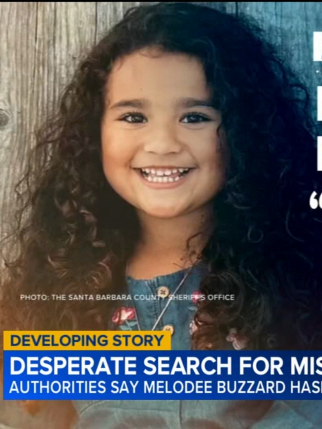 Santa Barbara County authorities are trying to track down a 9-year-old girl who they say hasn't been seen in at least one year. #california #melodeebuzzard#abc7la