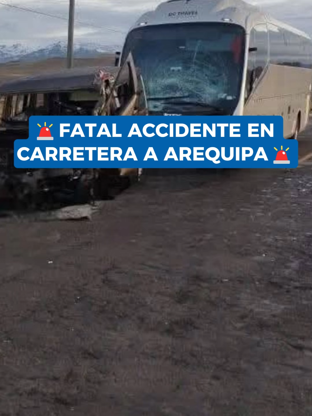 ⚠️ Accidente fatal en la ruta a Arequipa Un bus y un auto chocaron en Santa Lucía. Hay varios heridos y, según reportes extraoficiales, tres fallecidos, entre ellos un bebé. 💔 ¿Qué opinas de esta tragedia? #noticiasarequipa #NOTICIASHOY #AREQUIPA #noticias
