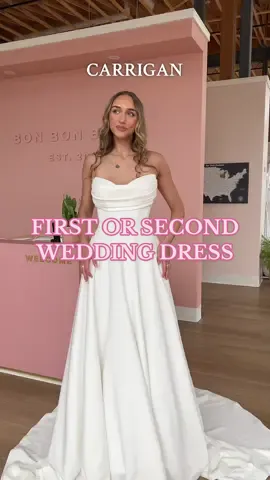 2026 brides! Which a-line wedding dress would you choose - minimalist or lace? 🤍✨ Let us know your favorite wedding gown in the comments! #2027bride #bridalboutique #sayyestothedress #laceweddingdress #classicweddingdress dress shopping, bridal boutique, 2026 bride 