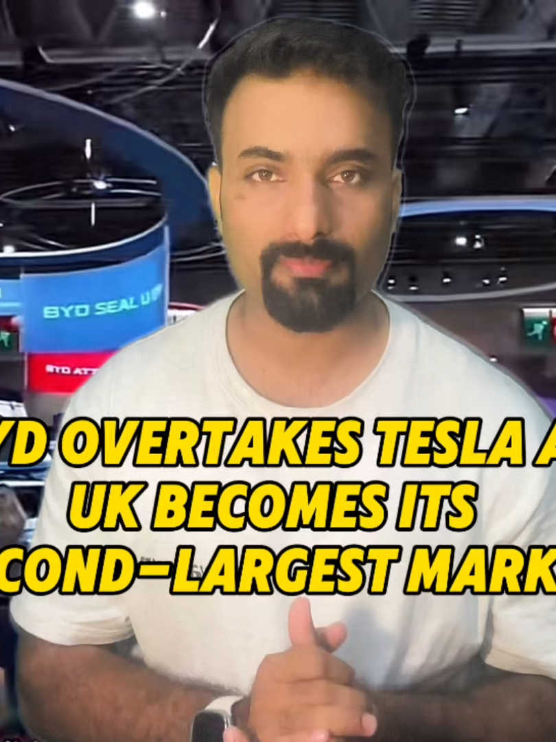 BYD Overtakes Tesla as UK Becomes Its Second-Largest Market #BYD #Tesla #ElectricVehicles #EVMarket #ChinaUKTrade #AutomotiveNews #BladeBattery #GreenTechnology #EVRevolution #SustainableMobility