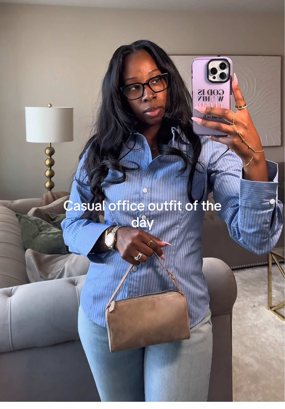 Casual office fit of the day. #OOTD #officeoutfit #casualstyle #grwm 