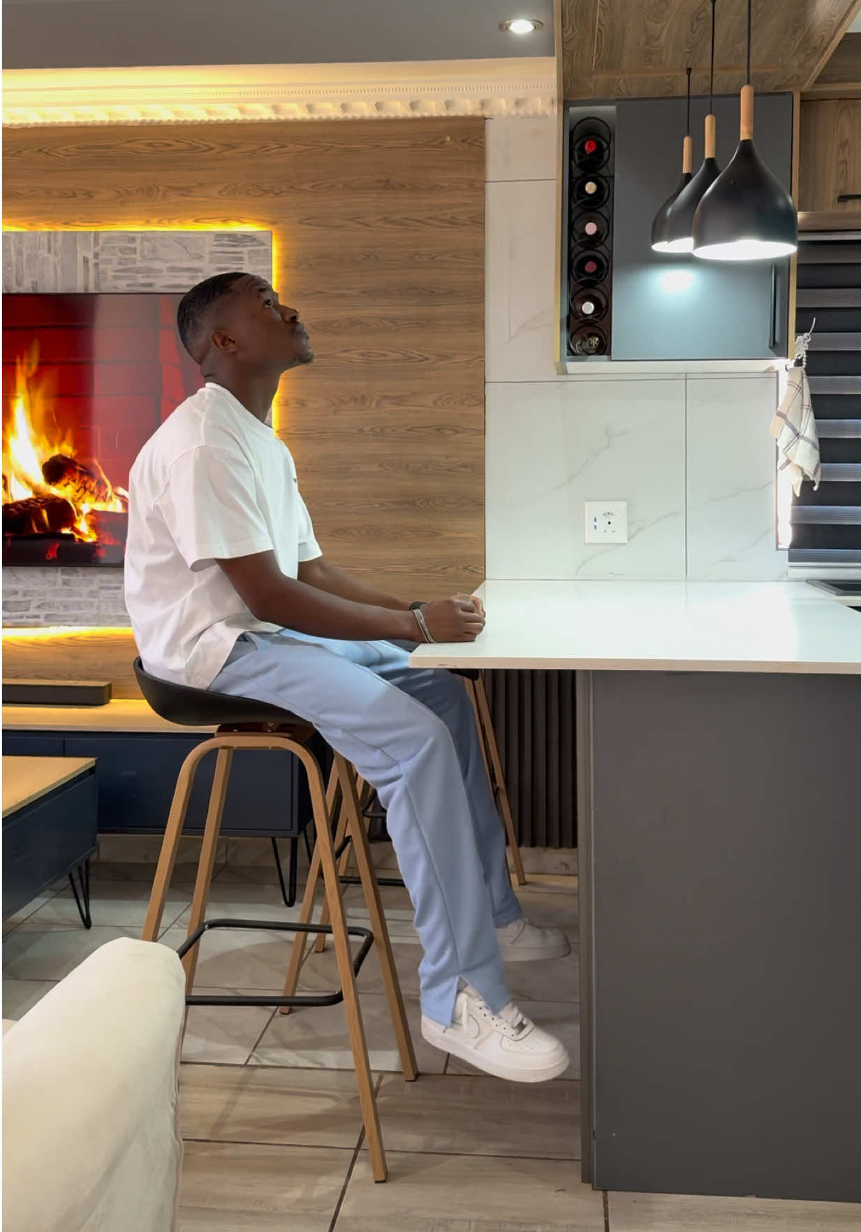Home Sweet Home❤️🧎 Kitchen Unit (Kitchen Above Nature +27 (65) 246-2156 )  TV stand and Ceiling ( @user6073243548810m +27 (73) 703-7263 ) S/O to these guys really love your work kings💯🙏🏽