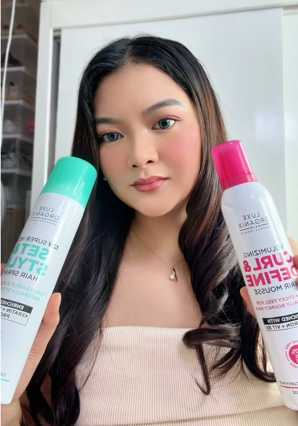 Hair Hack Alert! 🚨 Gusto mo ba ng curls na matagal mawala at hindi maging stiff? Here’s my 2-step routine using Luxe Organix!  🏷️ #luxeorganixmousse #mousse #hairsprayrecommendation #howtocurlyourhair #curlytutorial @LUXE ORGANIX PHILIPPINES @Watsons Philippines 