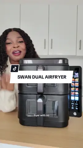 This Swan dual airfryer is amazing  @Swan Brand UK  #swan #airfryer #KitchenHacks #dealdrops #tiktokmademebuyit 