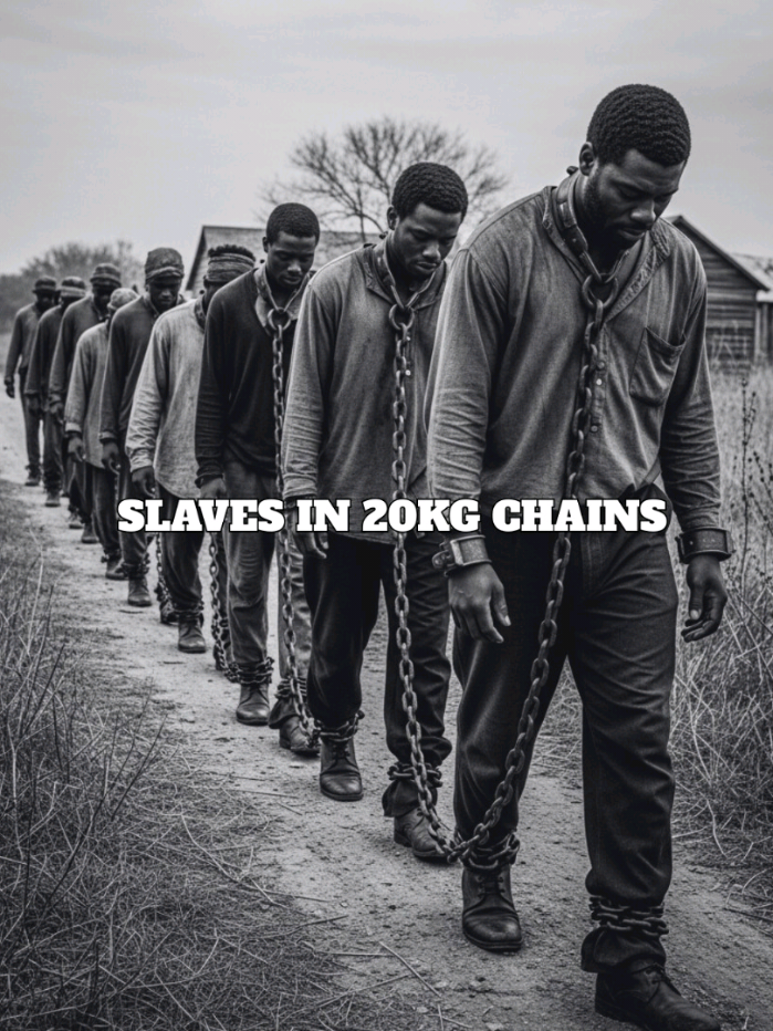 Imagine being forced to carry 20 kilograms of iron on your body, not as armor, but as chains. This was the reality for many enslaved Africans, bound in shackles, collars, and leg irons during the slave trade. Not counting the pain, the fear, and the loss of lives that no scale could ever measure. #blackhistory 