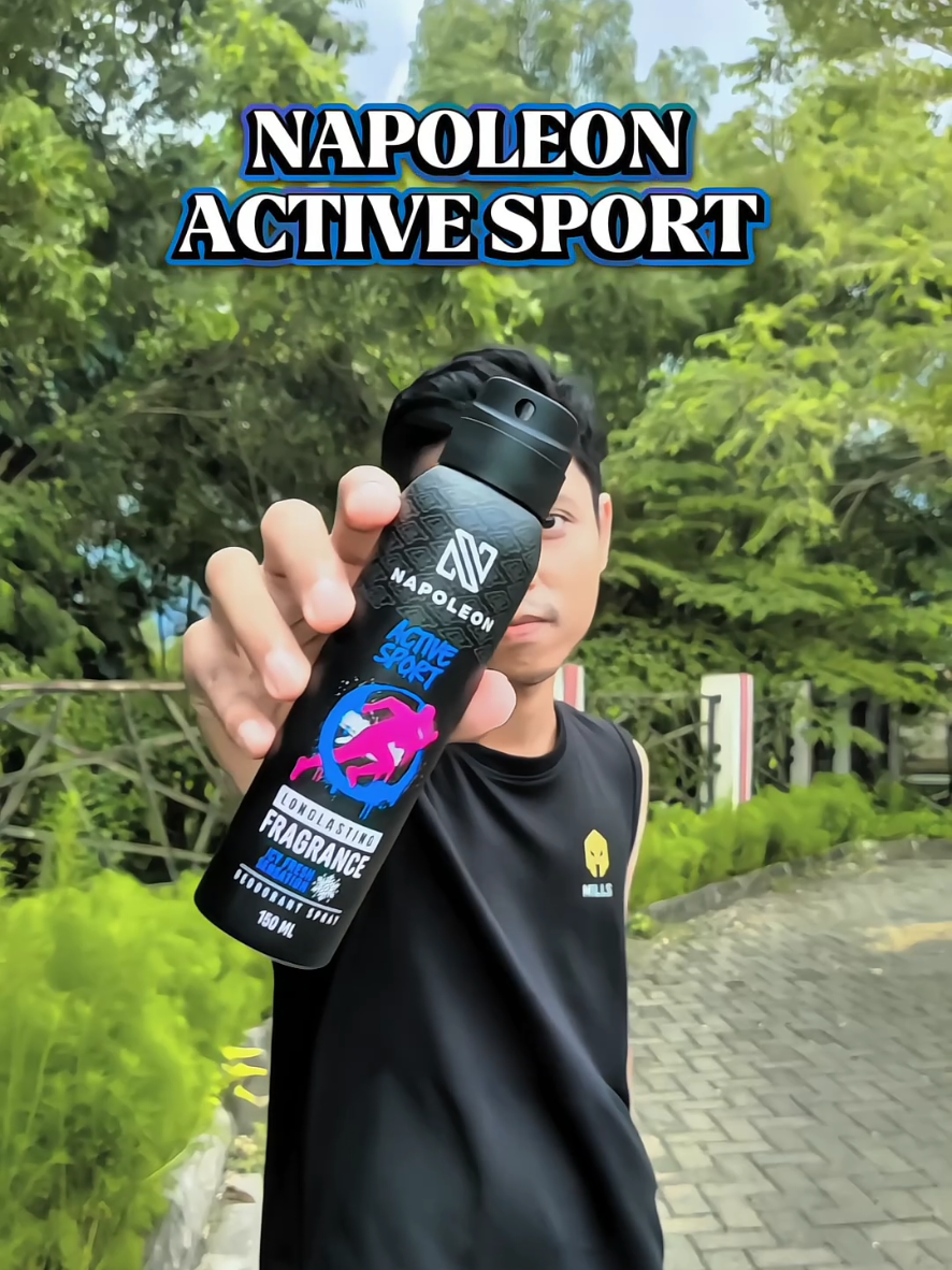 Walaupun olahraga seharian  gue harus tetap wangi biar makin percaya diri , dan gue selalu pakai Napoleon Deodorant Aktive Sport . @napoleonscent  #Napoleonformen #gentlemenschoice #MenwithClass 