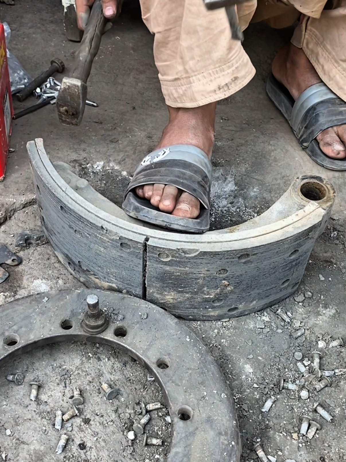 Truck Brake Leather Restoration #fyp #viral #leather #restoration 