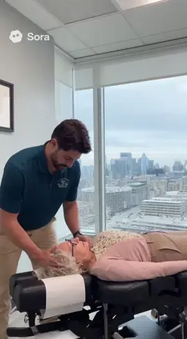 what did she say??? #chiropractor #sora #neckpain #chiro #ai 