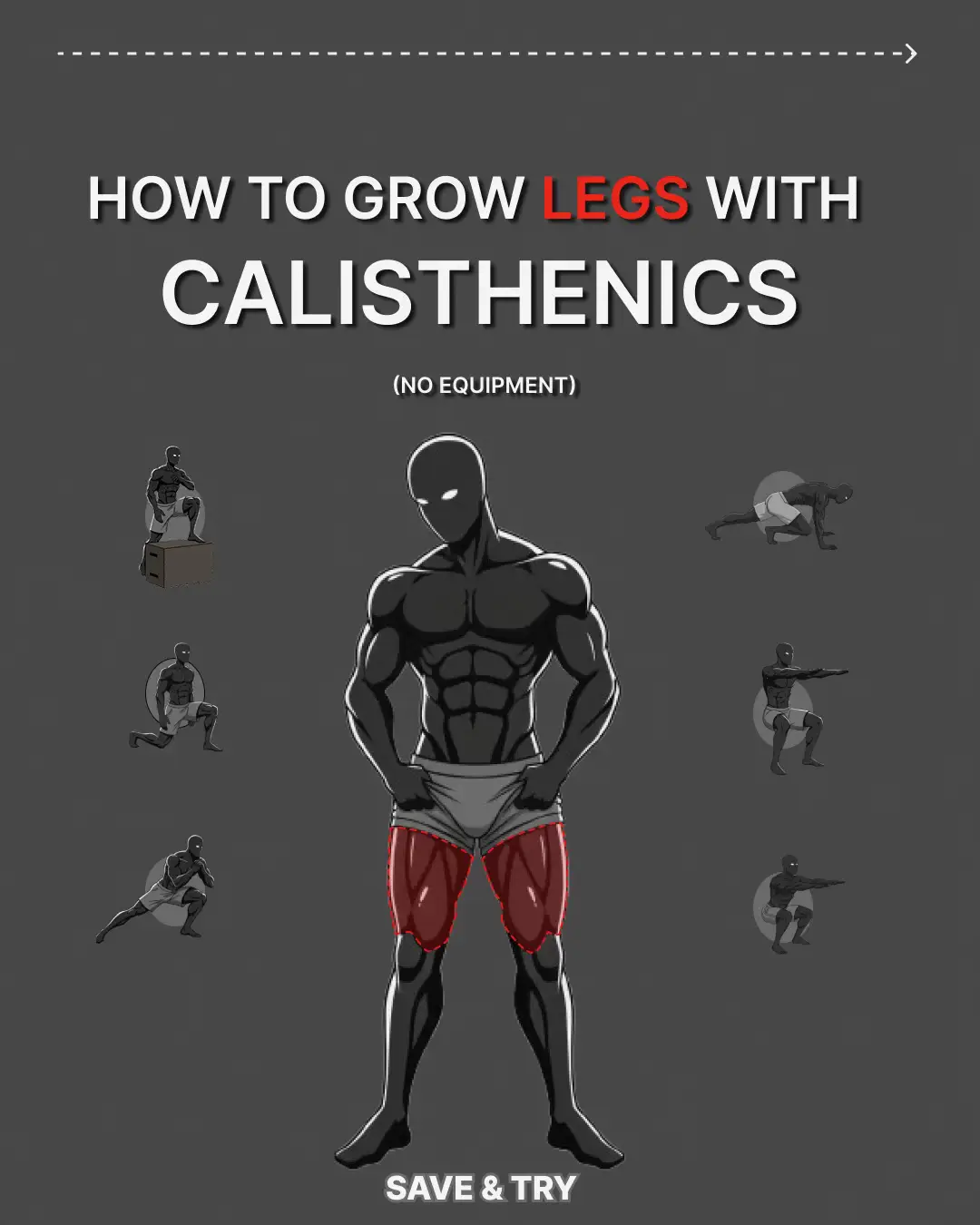 Hit these moves and feel the burn: • Squat • Wall Sit • Step-Up • Mountain Climber • Cossack Squat • Reverse Lunge Every rep builds strength. Every set builds character. Keep pushing — your future self will thank you  #LegDay #Calisthenics #NoExcuses #BodyweightTraining #LegWorkout #DisciplineOverMotivation