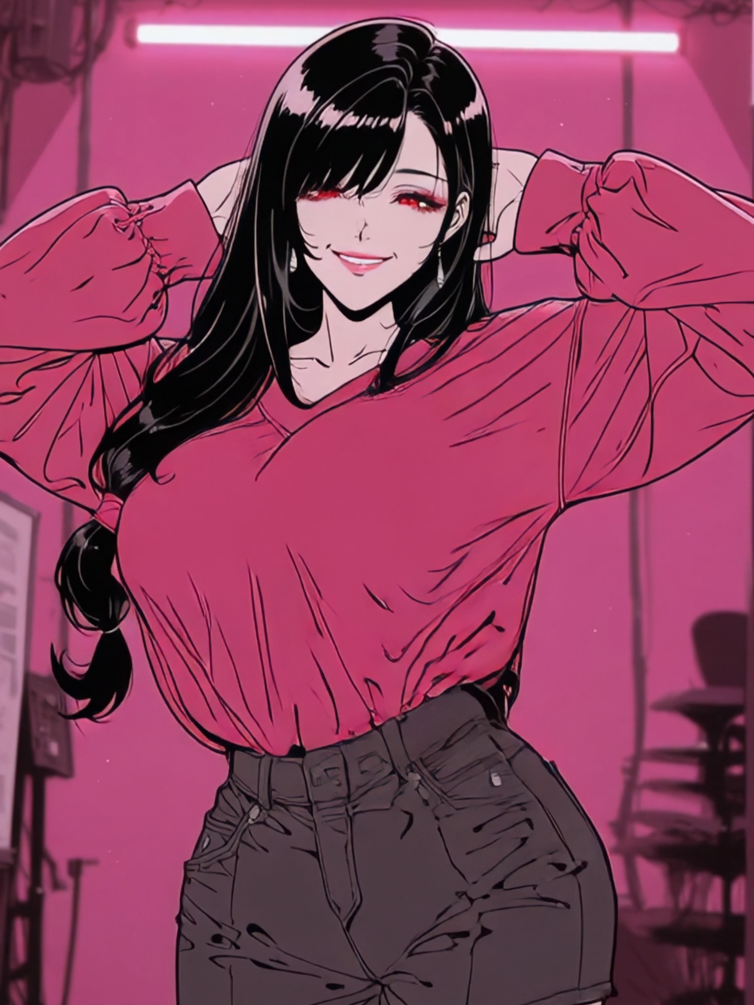 Tifa - Final Fantasy VII #Anime#Animation#Dancer#waifu#Tifa#FinalFantasy#FinalFantasy7#FF7#fyp#viral