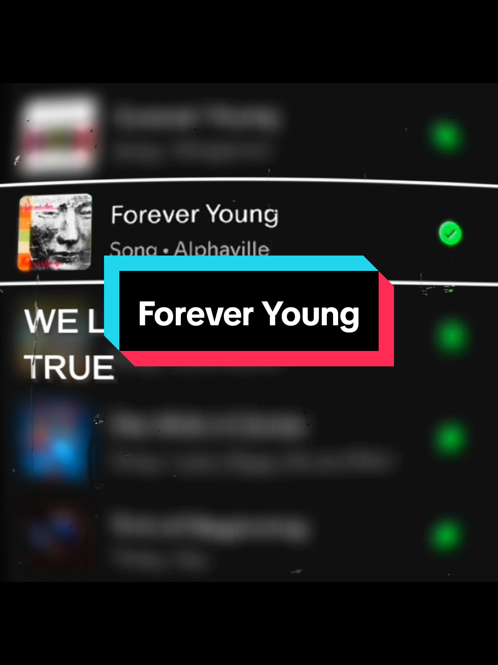Forever Young era >>>>> #spotify #lyrics_songs #foreveryoung #alphaville 