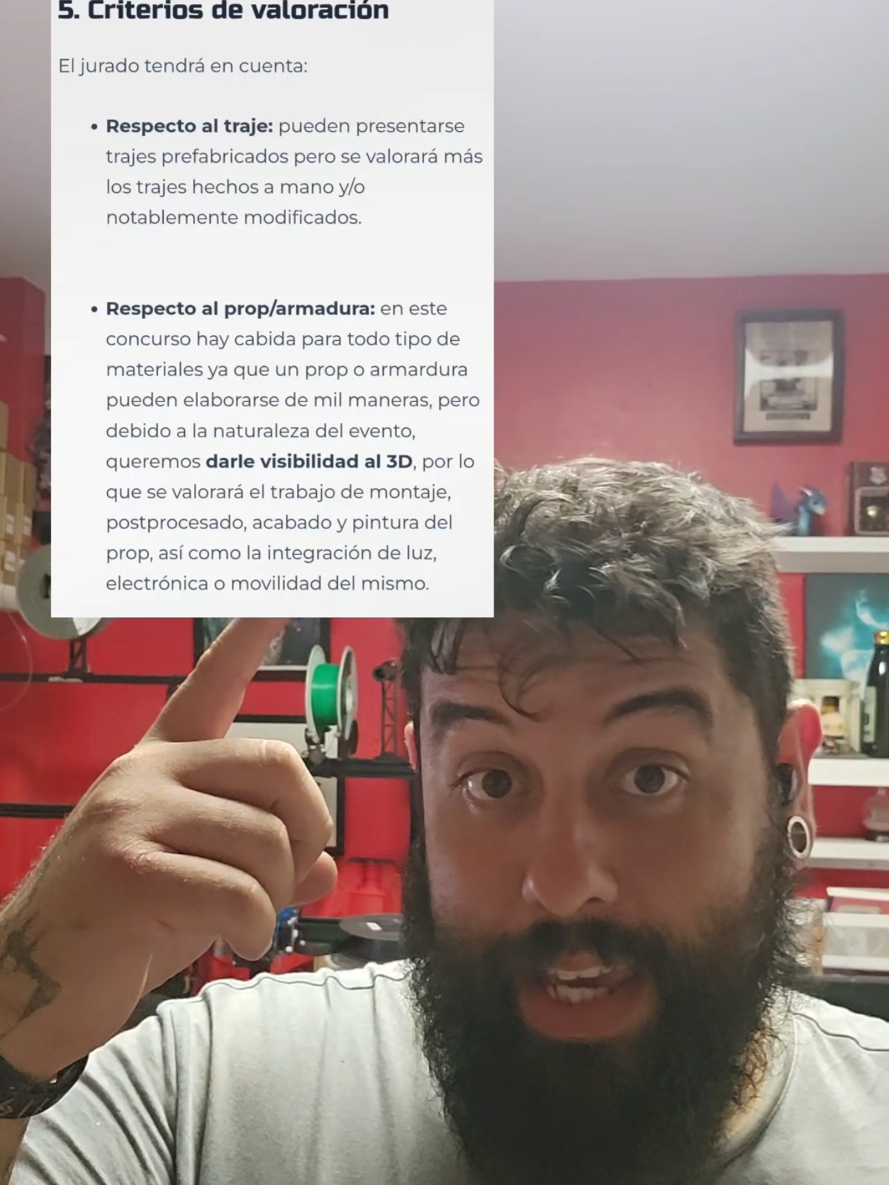 Pasarela Cosplay Adimaker 2025 📣 ¡Todo el mundo puede apuntarse! Se valorará especialmente el prop hecho en 3D, tal como indican las bases. 🔗 Consulta las bases completas aquí: Adimaker ’25 – Pasarela Cosplay: Bases 
