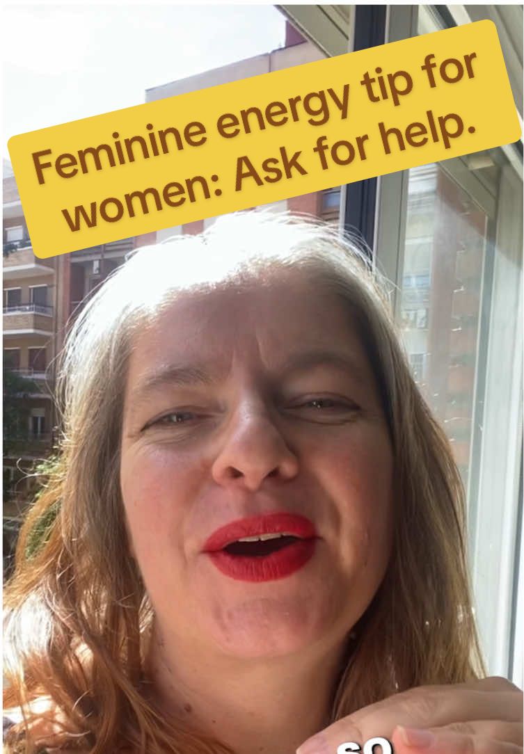 Feminine energy tip: Ask for help and receive help. ✨✨✨#feminineenergy #askforhelp #femininepower #divinefeminine #receivehelp 